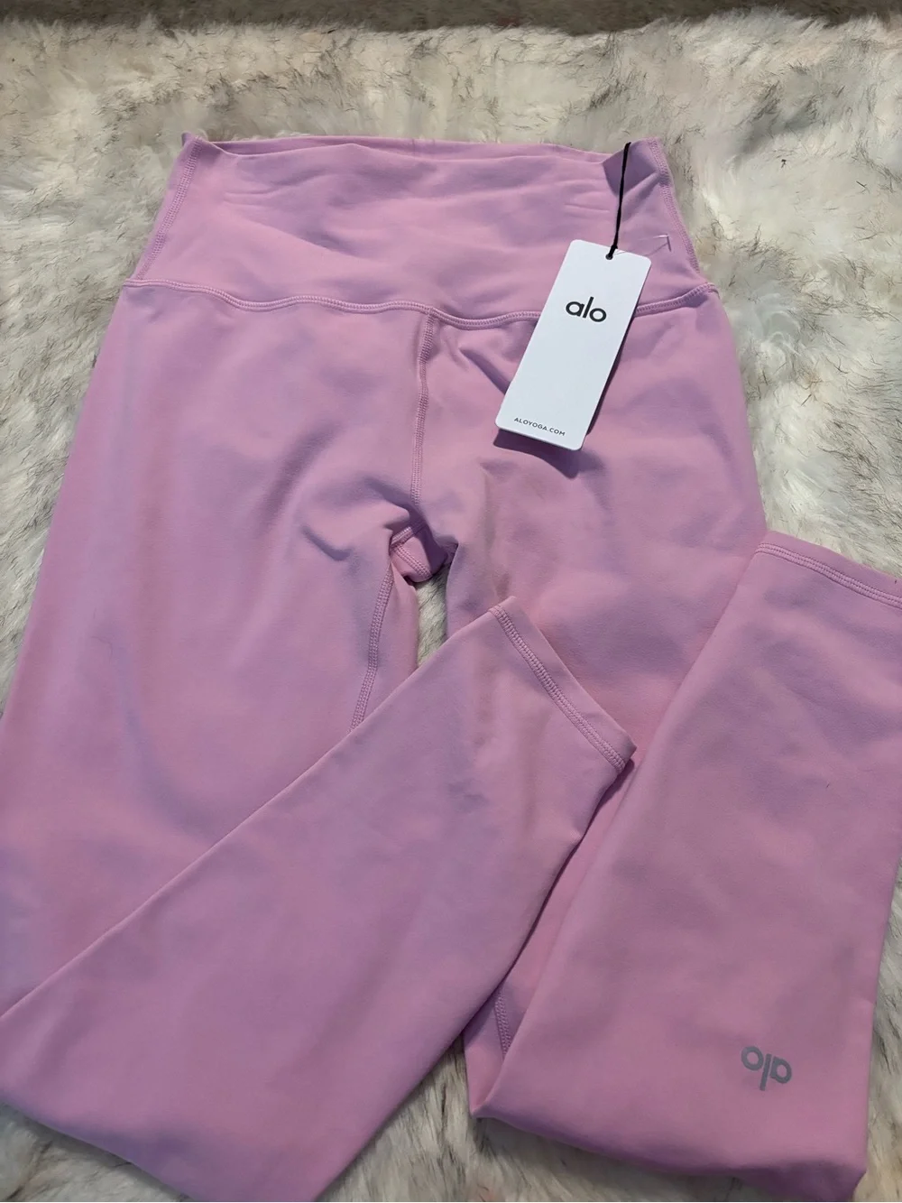 ALO Yoga womens High-Waist Leggings candy pink